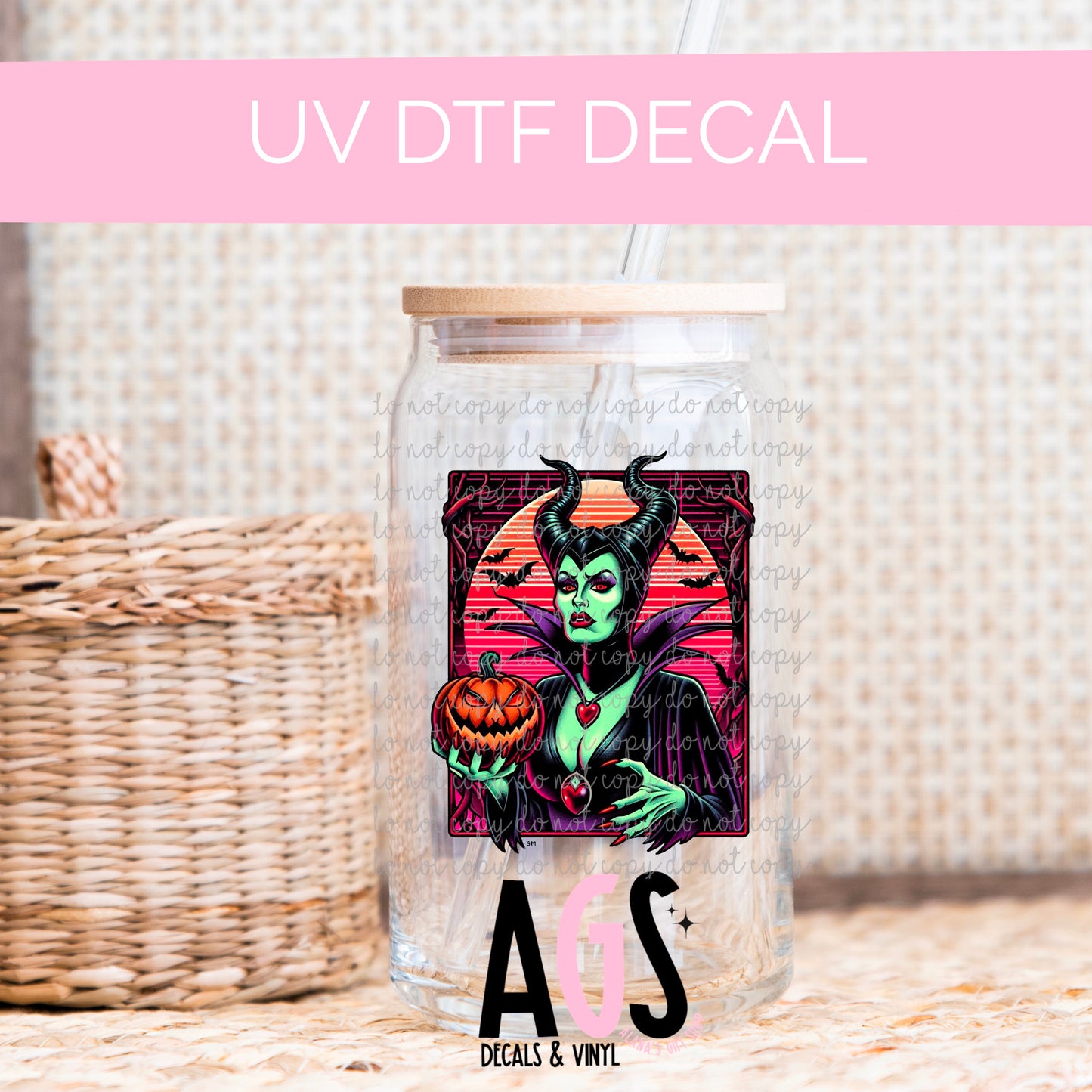 UV DTF DECAL- 009 Witchy For Halloween DECAL