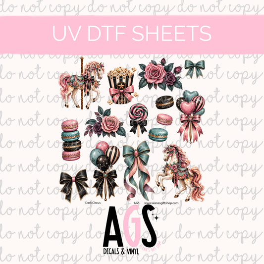 UV DTF SHEET 101 Dark Circus - Sept Box