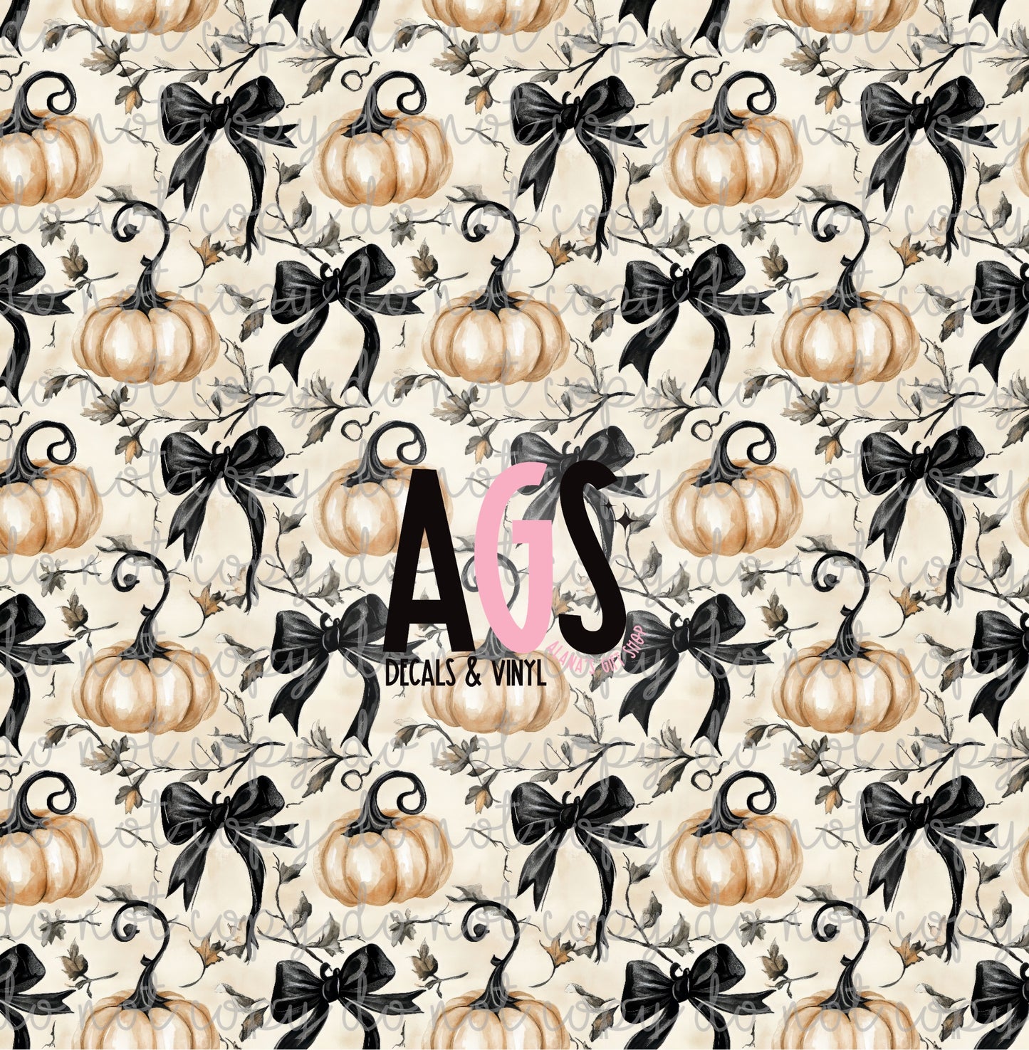 1797 Black Bow & Pumpkins