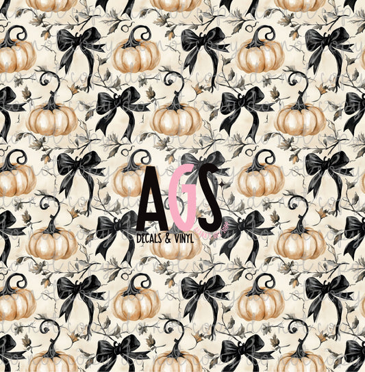 1797 Black Bow & Pumpkins