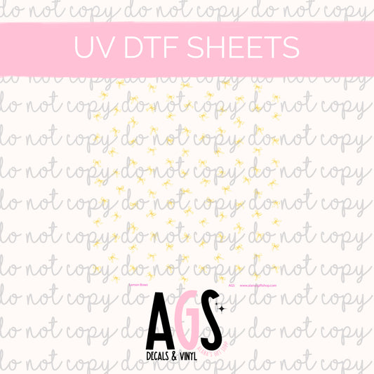 UV DTF SHEET 094 Lemon Bows