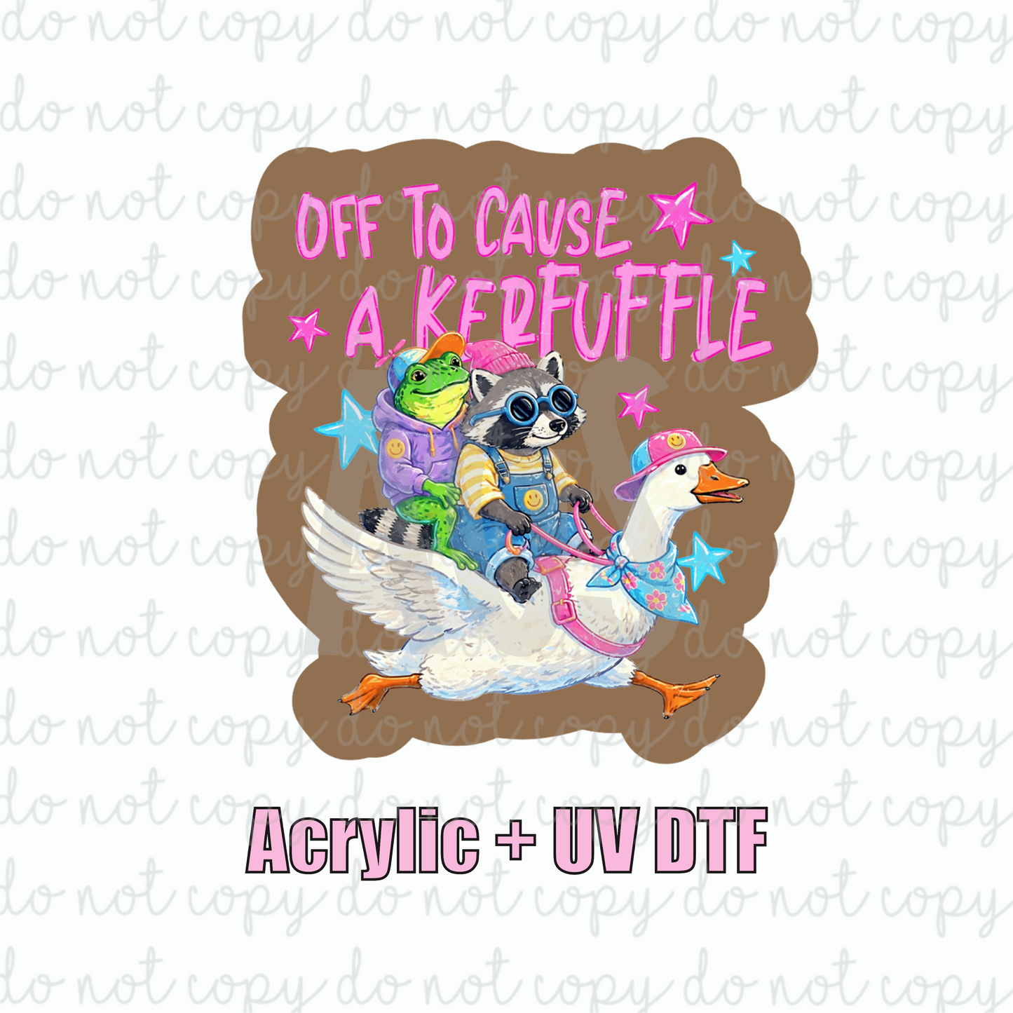 ACRYLIC + UVDTF 06 Kerfuffle