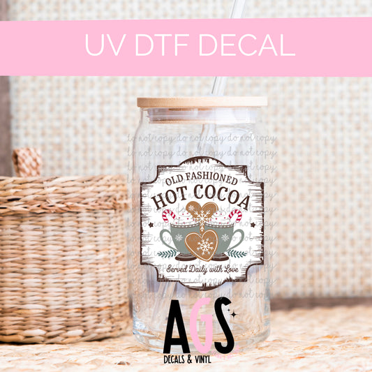 UV DTF DECAL- 032 Hot Cocoa