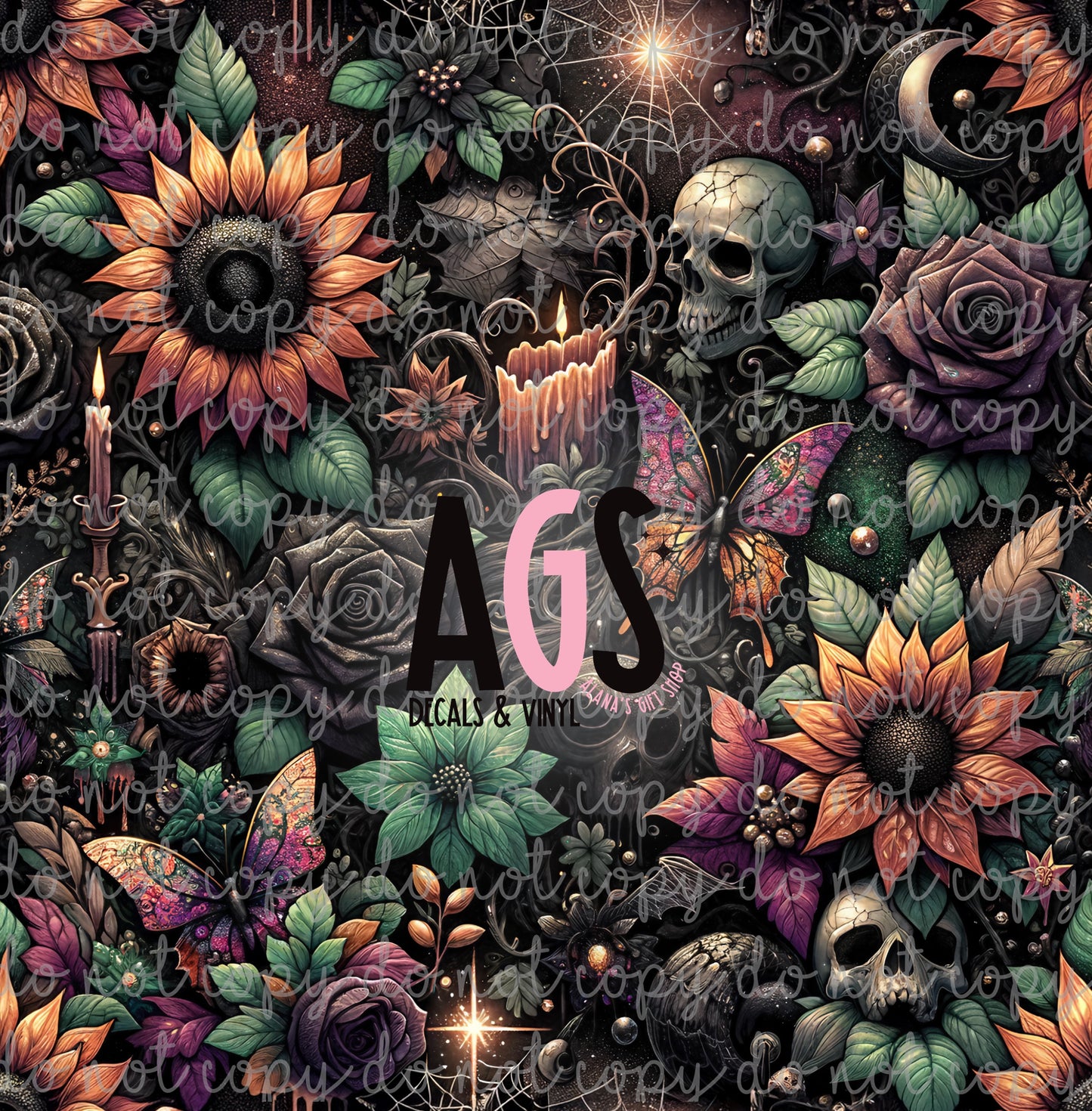 1851 Halloween Sunflowers