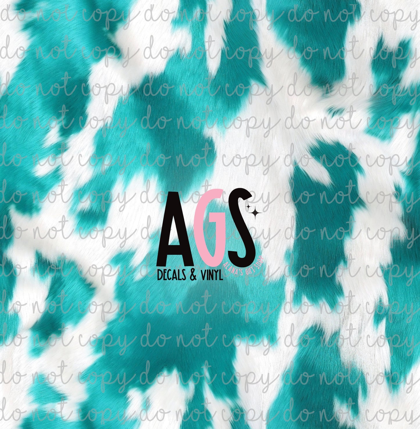 1420 Turquoise Cowhide - October Box