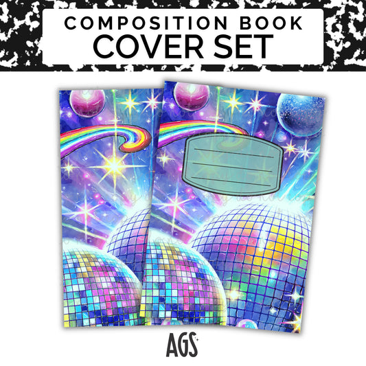 COMPOSITION NOTEBOOK COVER SET - 054 Disco Dance