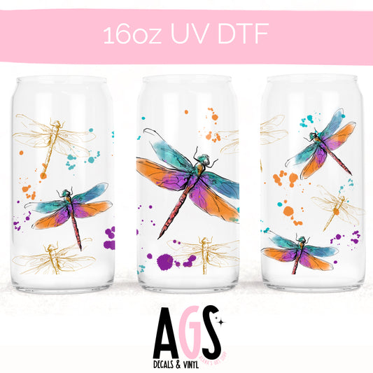 UV DTF-038 Dragonflies