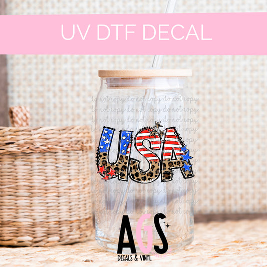 UV DTF DECAL- 045 USA