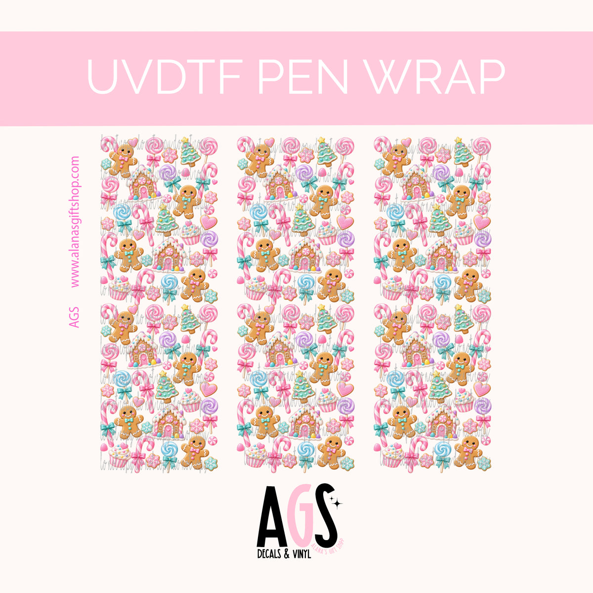 PEN WRAP 084 Pastel Gingerbread