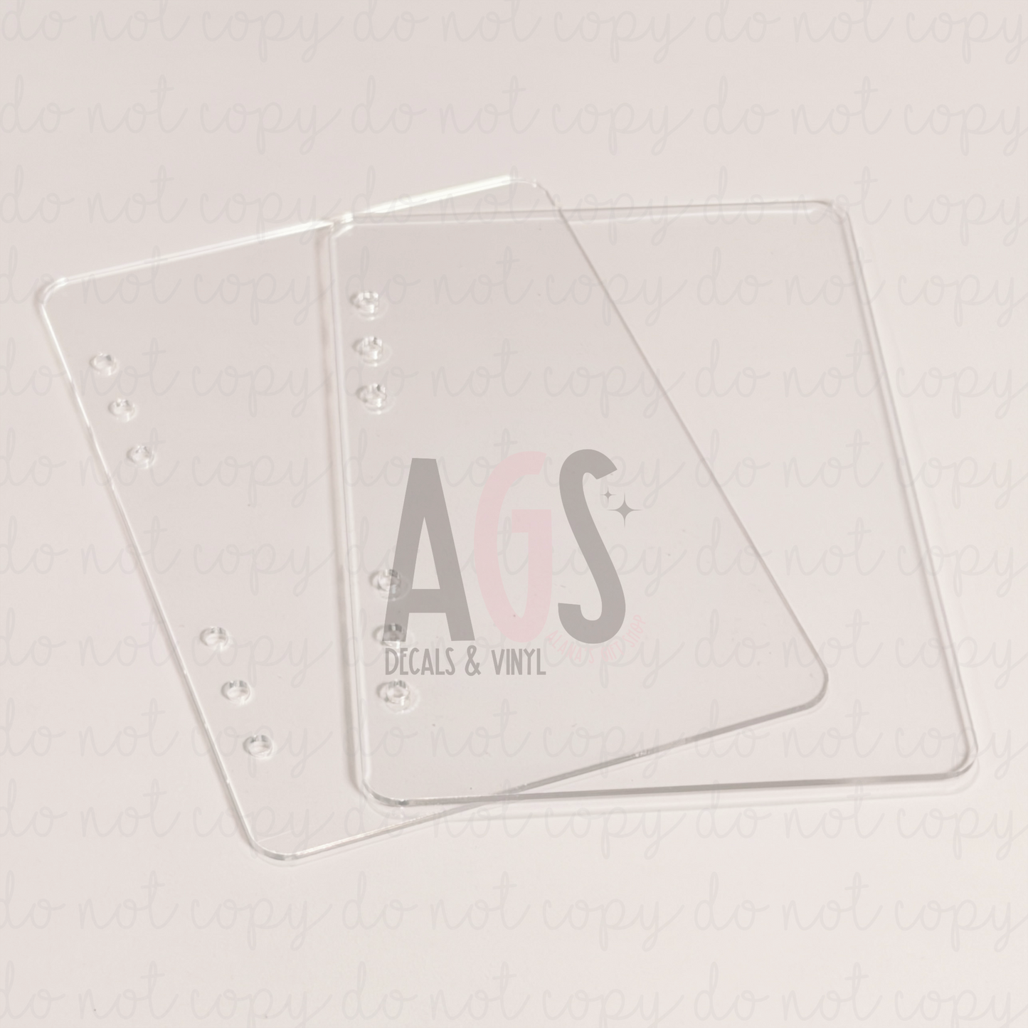AGS Acrylic Notebook Cover Set