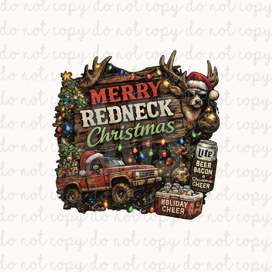 DECAL 278 Redneck Christmas