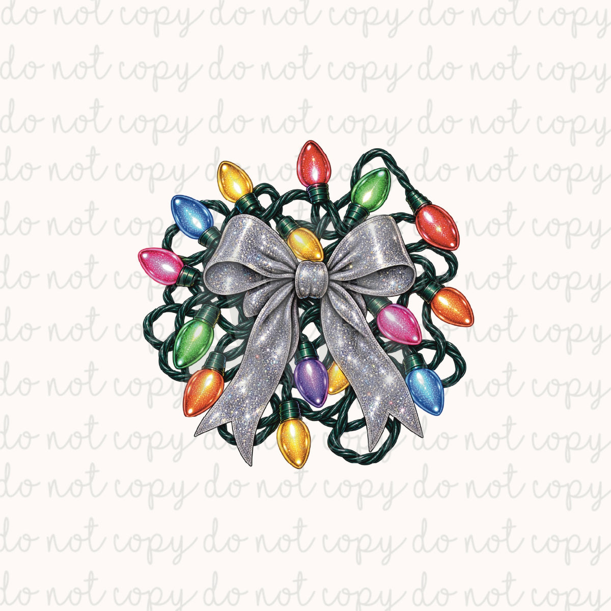 DECAL 283 Christmas Lights