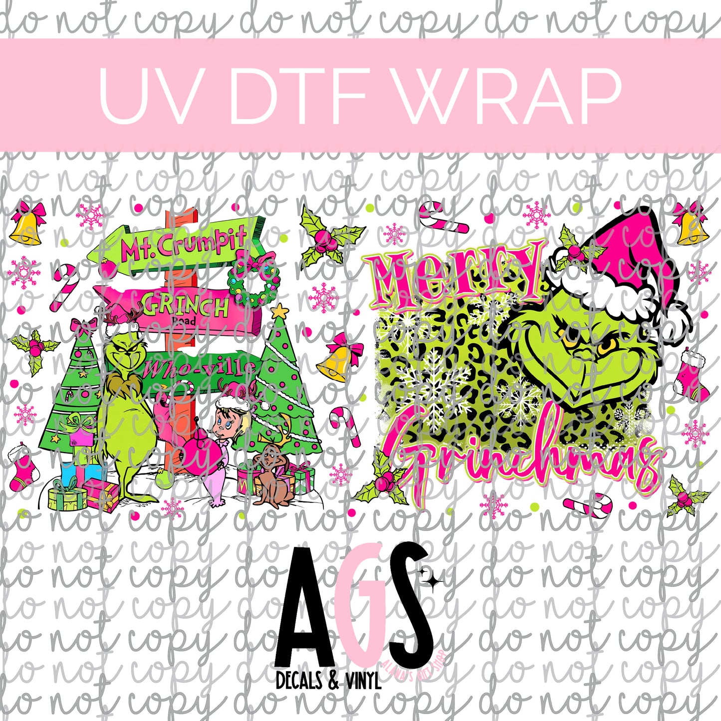 UV DTF WRAP 106 Green Man Hot Colors