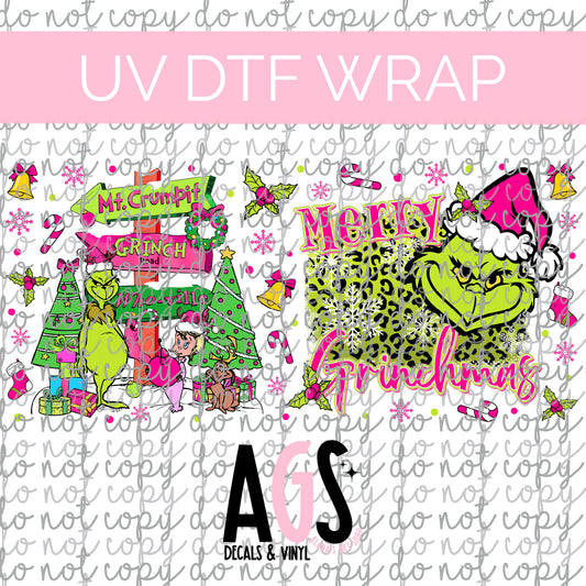 UV DTF WRAP 106 Green Man Hot Colors