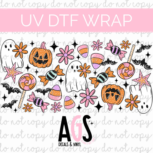 UV DTF WRAP 156 Halloween Snacks