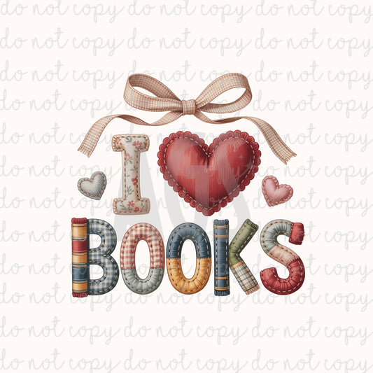 DECAL 223 I Love Books