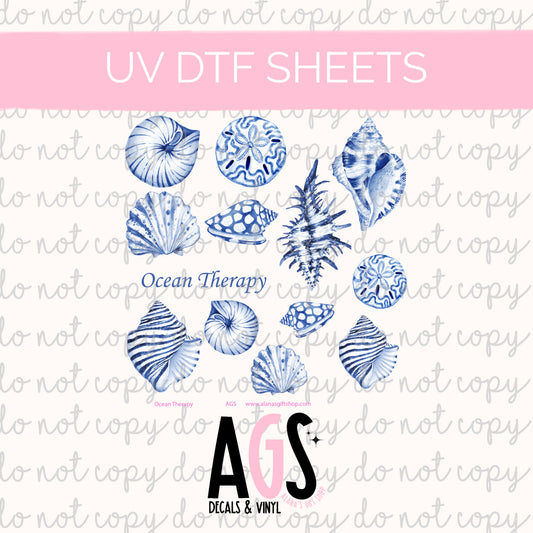 UV DTF SHEET 089 Ocean Therapy
