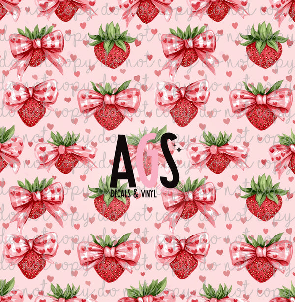 1585 Strawberry Bows