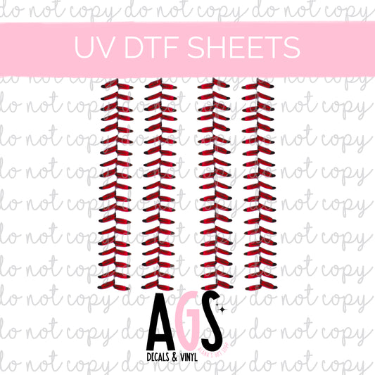 UV DTF SHEET - Baseball