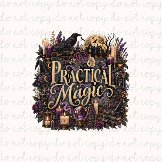 DECAL 274 Purple Practical Magic