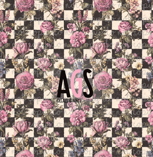 2214 Flower Checkers 2