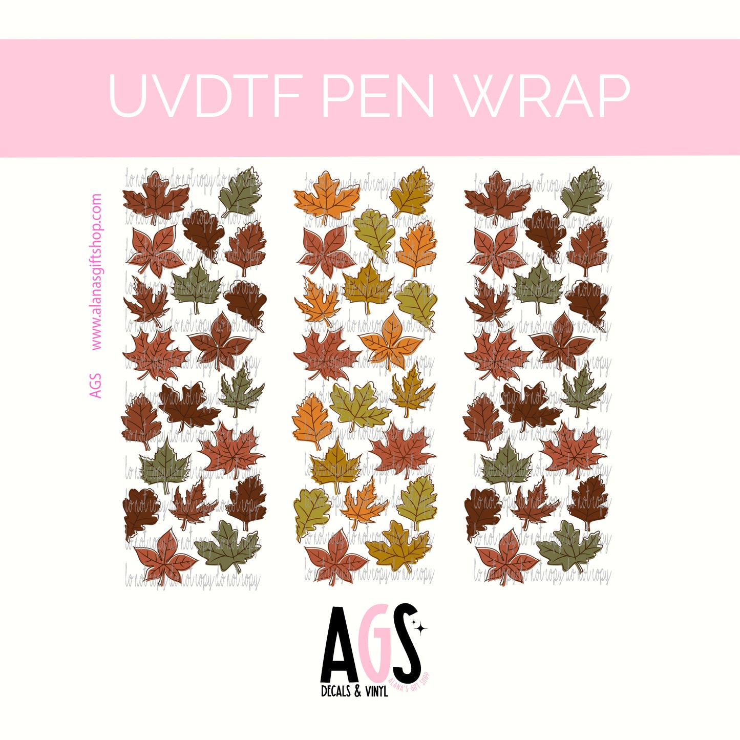 PEN WRAP 078 Fall Leaves