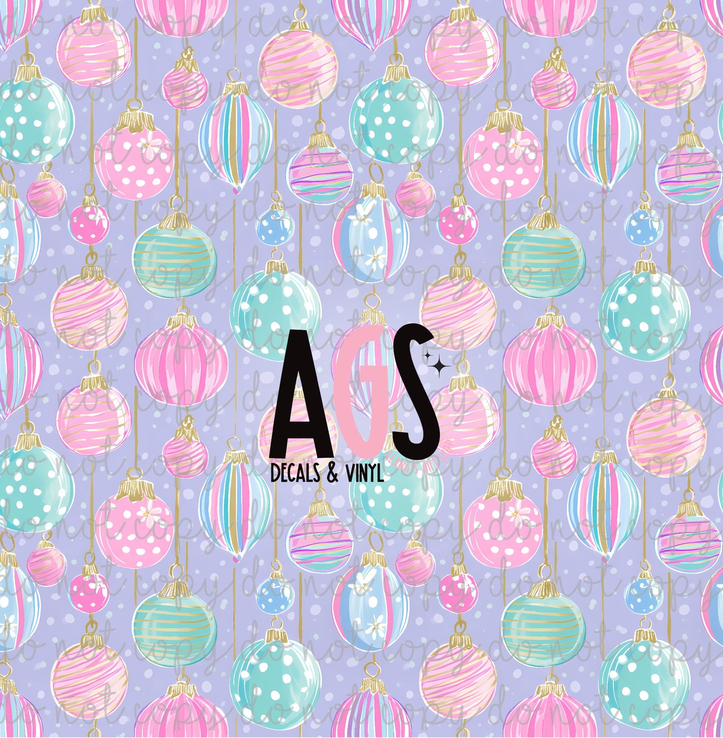 1899 Pastel Ornaments