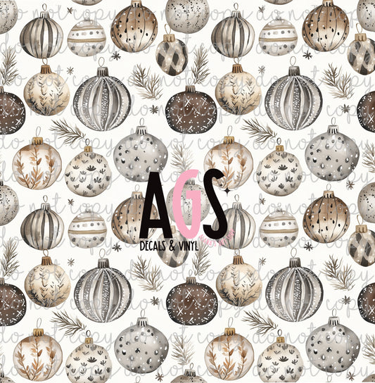 1913 Muted Ornaments