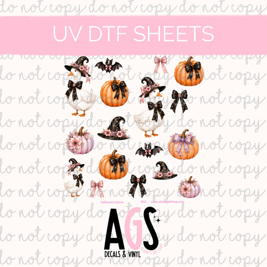 UV DTF SHEET 087 Halloween Goose