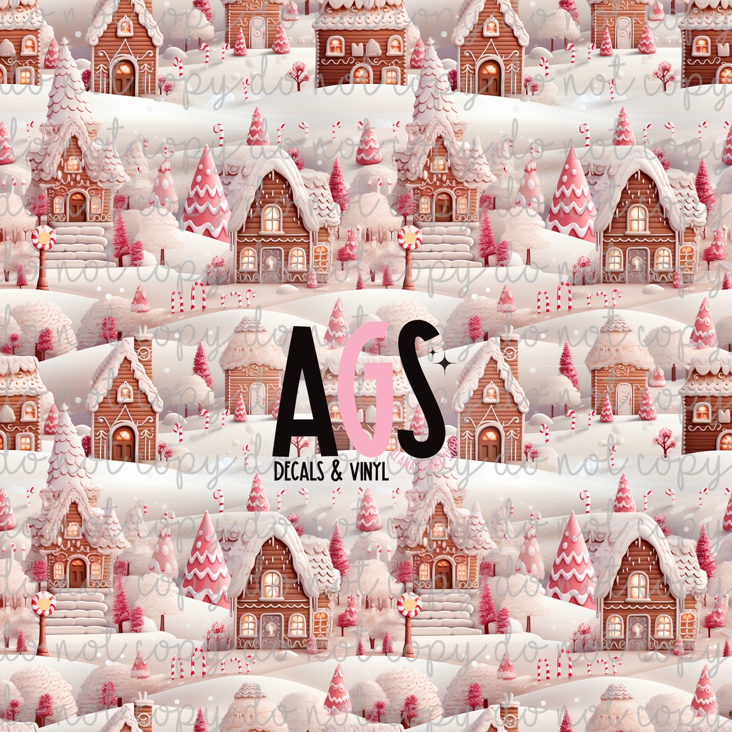 697 Peppermint Gingerbread Houses