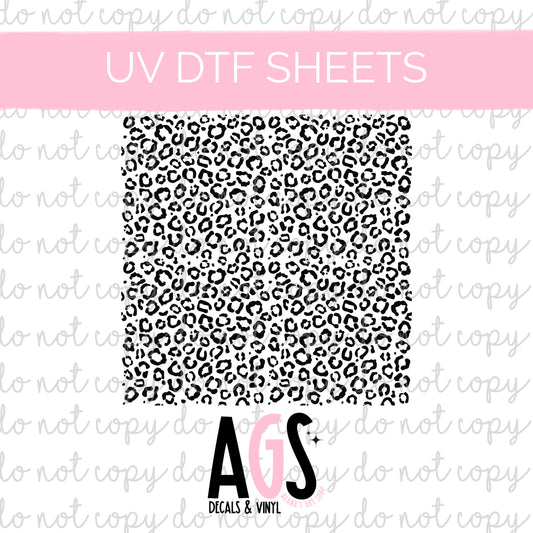 UV DTF SHEET Small Leopard Print Sheet