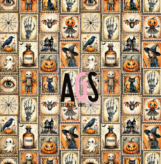 2372 Stamps Of Halloween