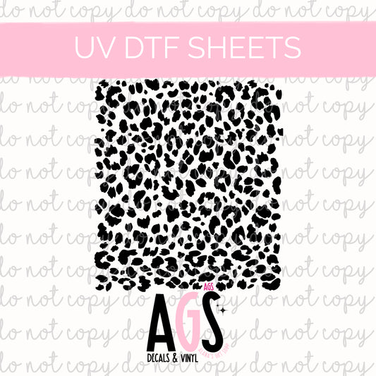 UV DTF SHEET 064 Leopard Medium
