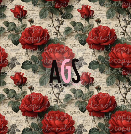 2289 Red Roses & Letters