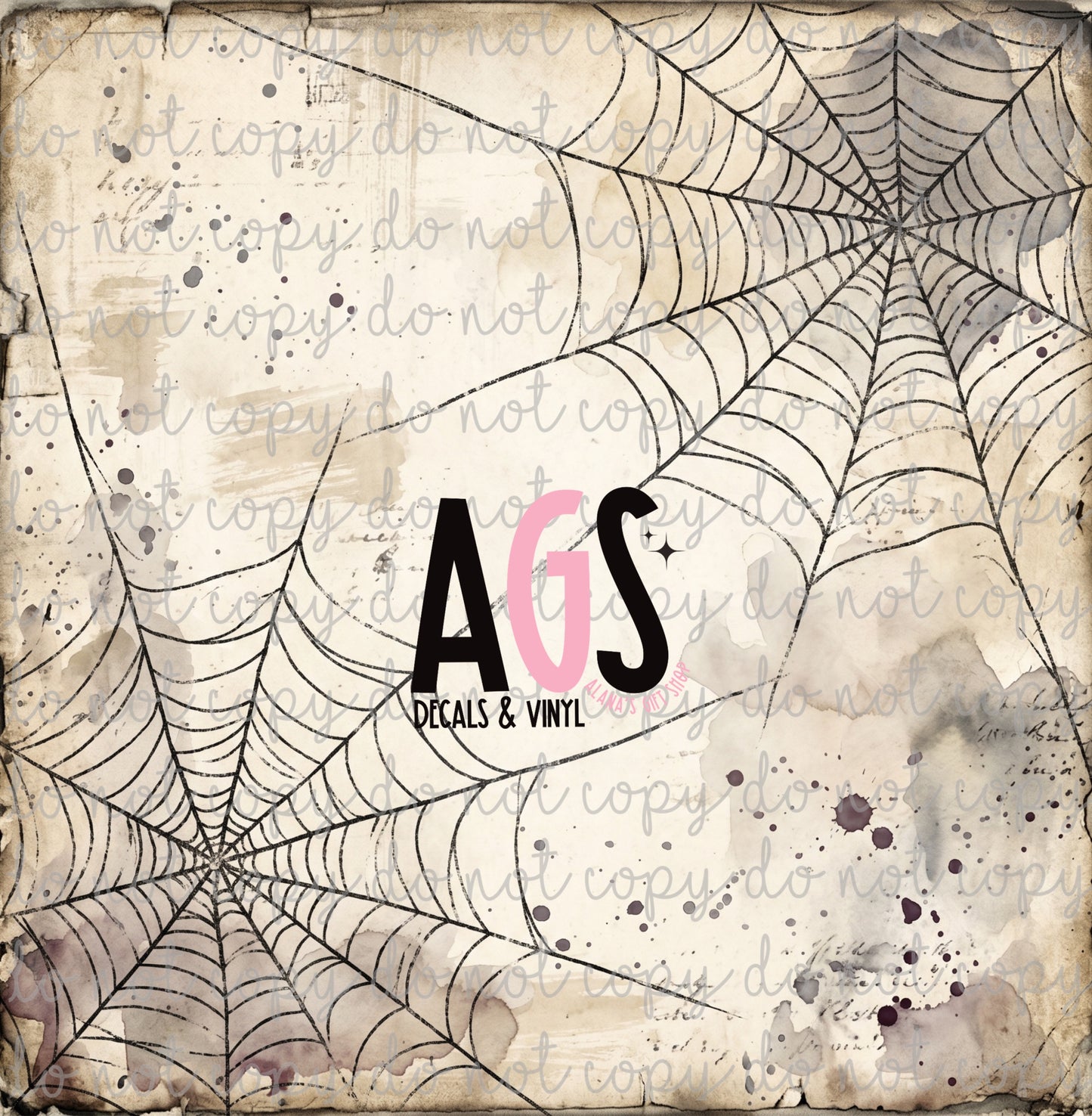 2376 Old Paper Spider Webs