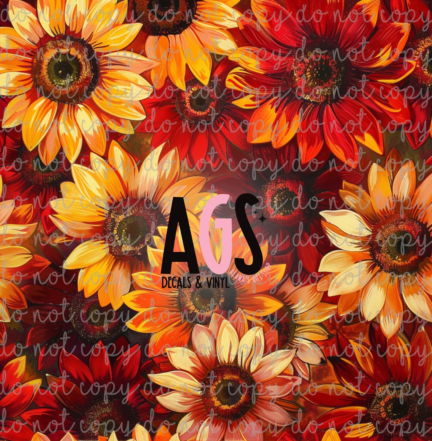 1238 Autumn Sunflowers - August Box