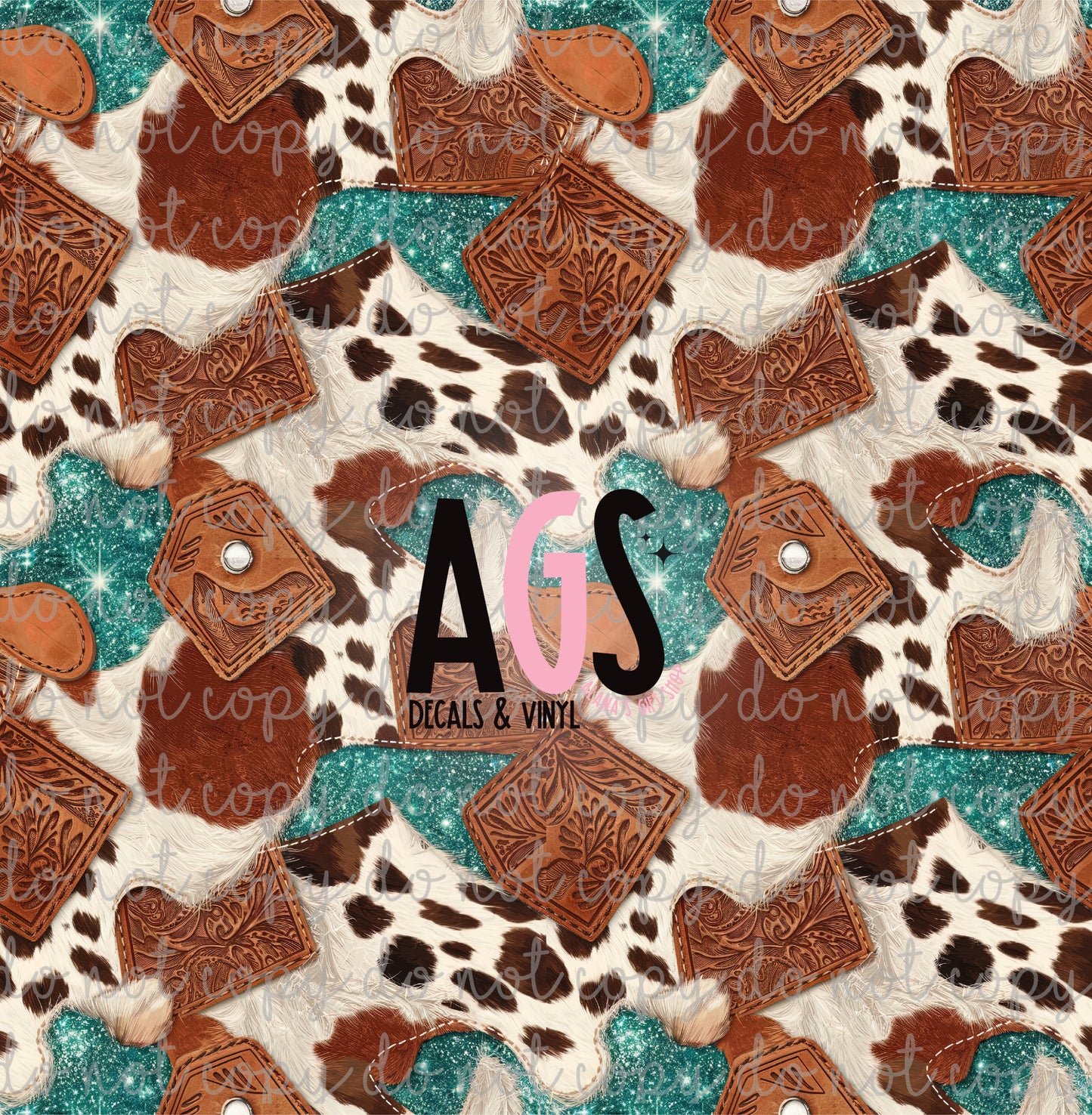 1915 Cowprint & Leather