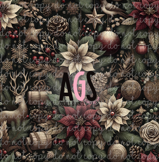 1970 Burgundy Christmas