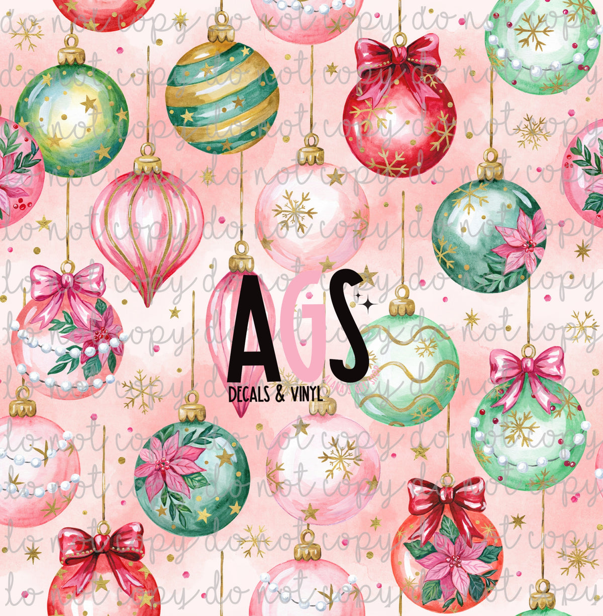 2470 Pink Ornaments