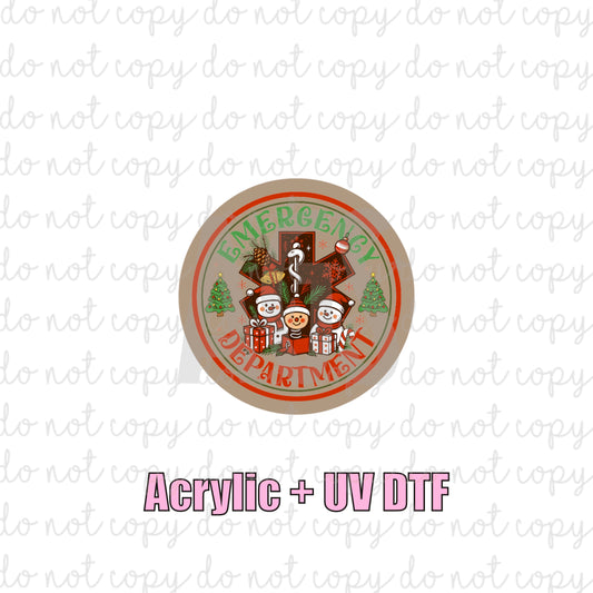 ACRYLIC + UVDTF 09 Emergency Department