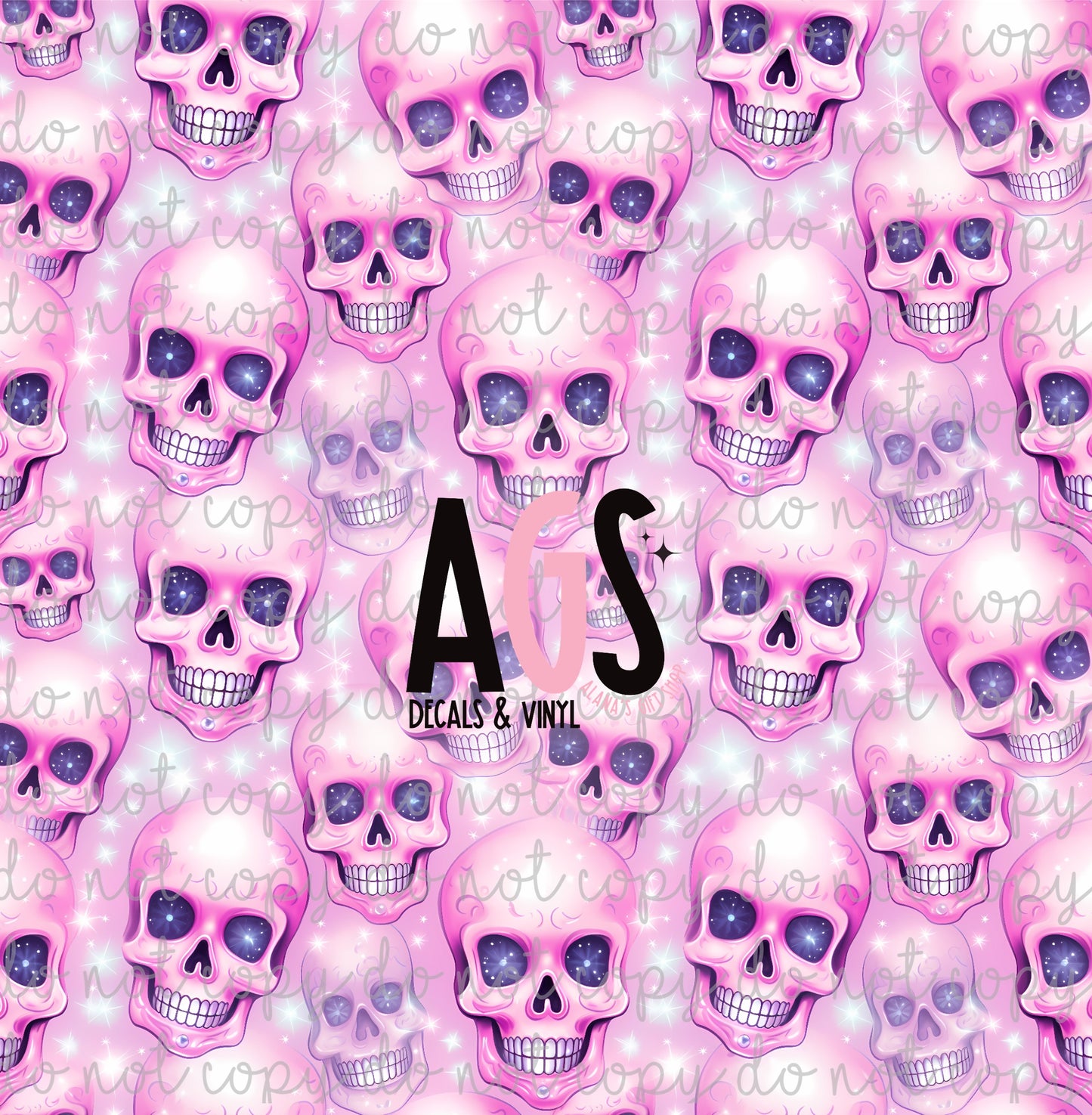 1283 Pastel Skulls