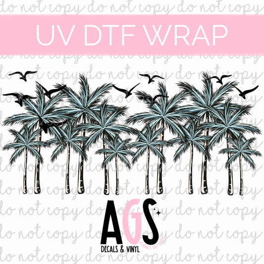 UV DTF WRAP 124 Palm Tree