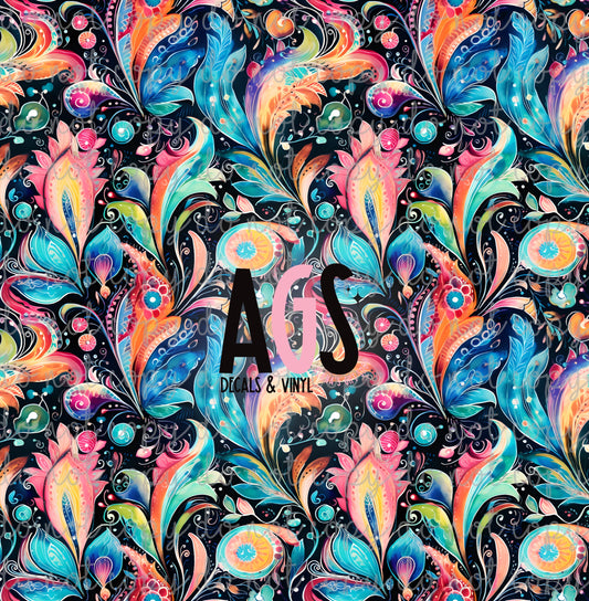 1407 Colorful Paisley