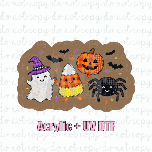 ACRYLIC + UVDTF 24 Halloween Cuties