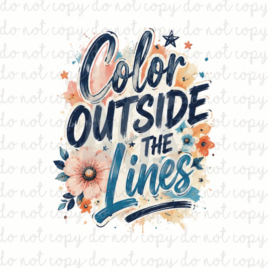 DECAL 190 Color Outside The Lines