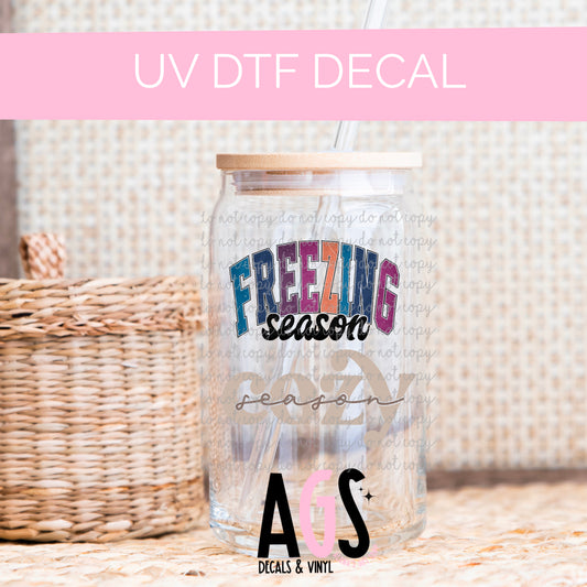 UV DTF DECAL- 028 Freezing Season/Cozy Season 2 For 1