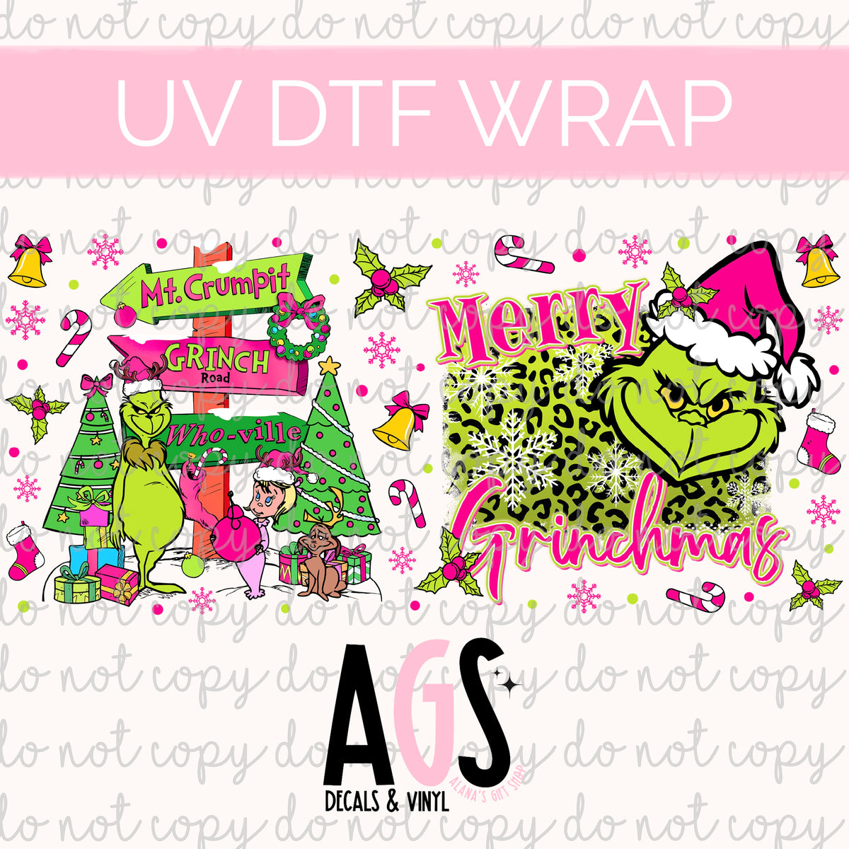 UV DTF WRAP 196 Green Man Hot Colors