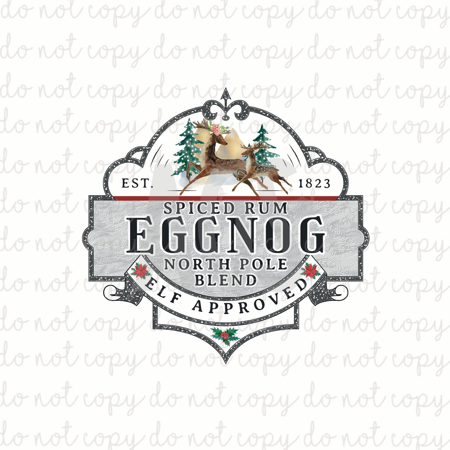 DECAL 204 Spiced Rum Eggnog