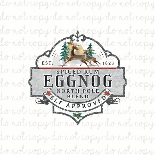 DECAL 204 Spiced Rum Eggnog