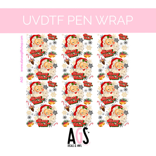 PEN WRAP 060 - Vintage Santa